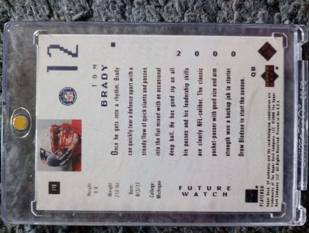 card 12 of 1250 hot rookie uperdeck card