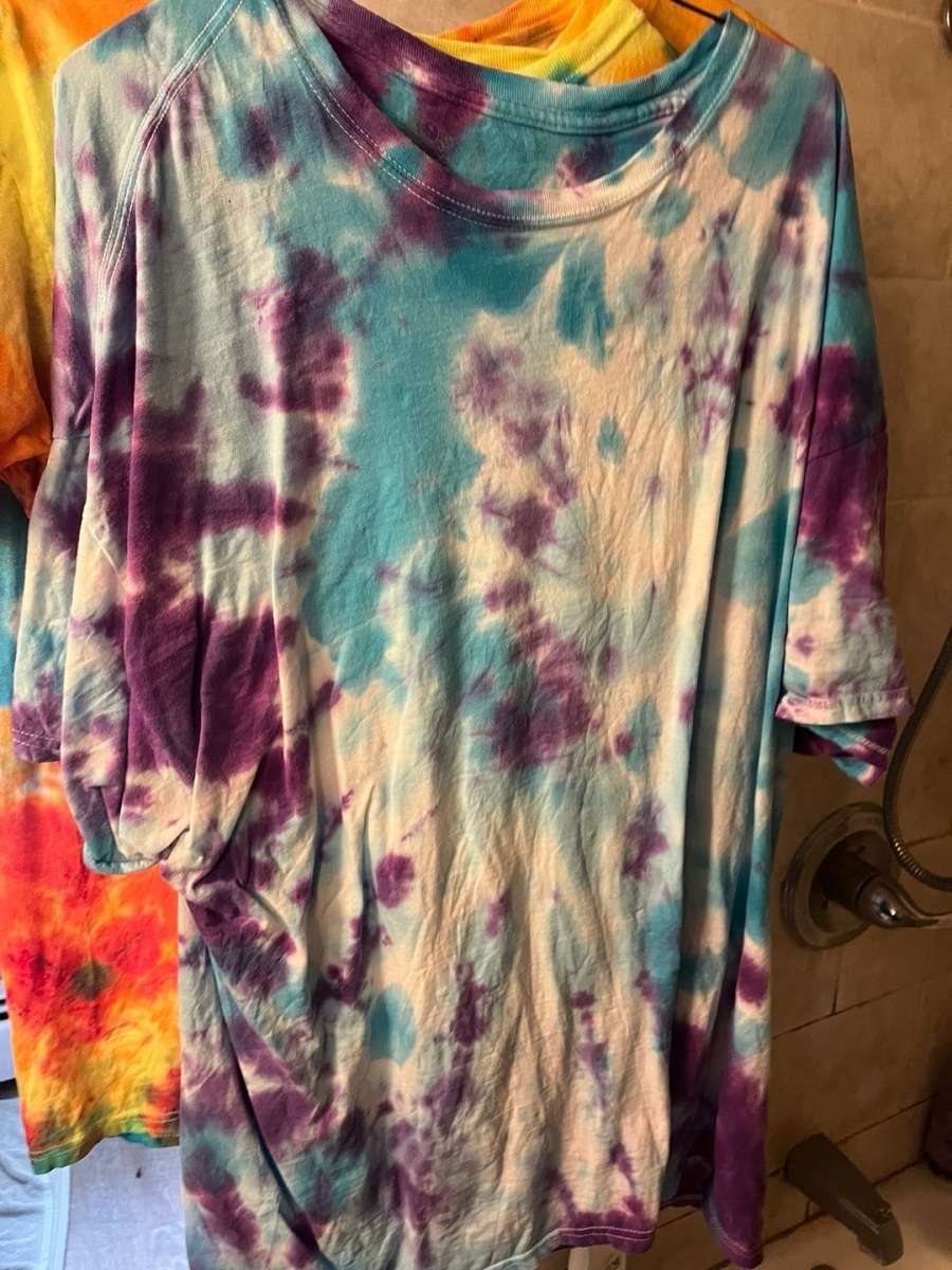 homemade  tiedye shirts made to order