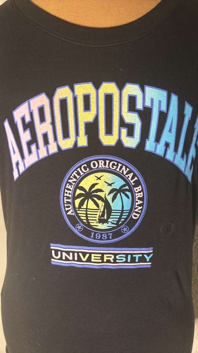 Aeropostale University Classic Crew 1987 Short Sleeve Tee Si