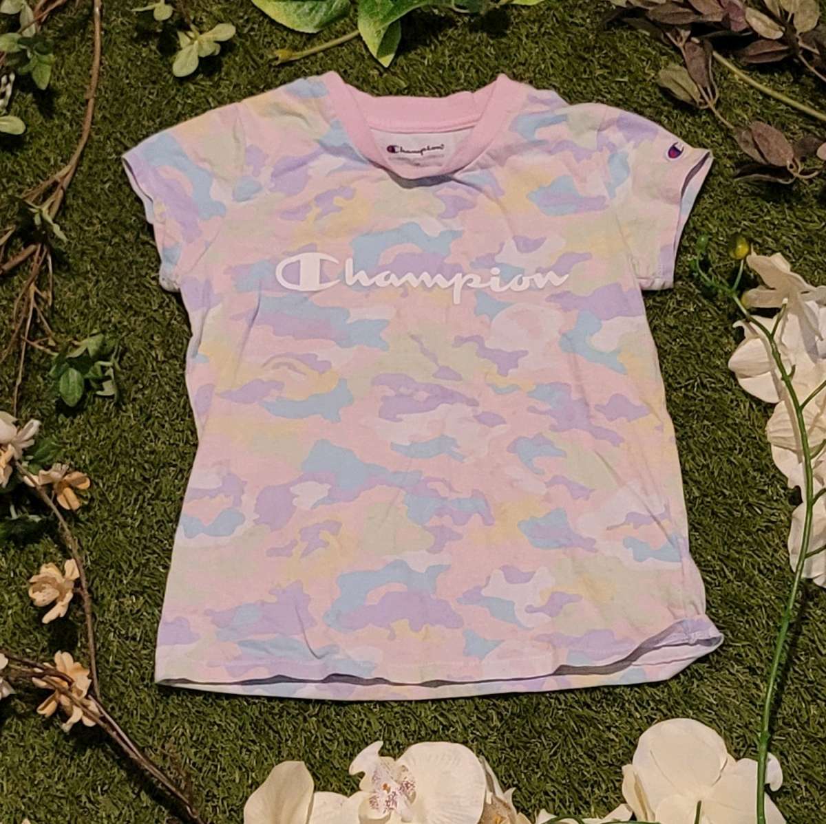 Pastel camo tee
