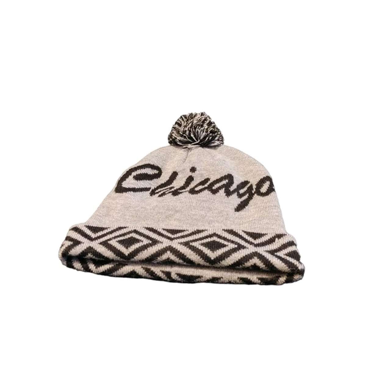 Chicago BlackGrey Head Drip Mulitcolor New Knit Era Beanie W