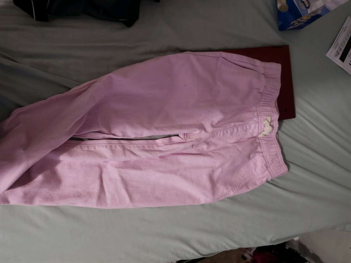 pink jeans