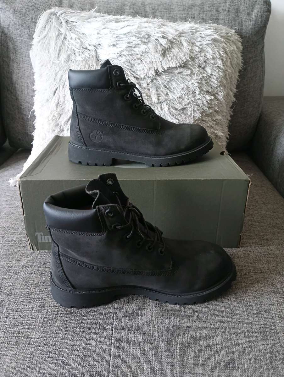 Timberland Premium 6 Inch Waterproof Boots Color Black Nubuc