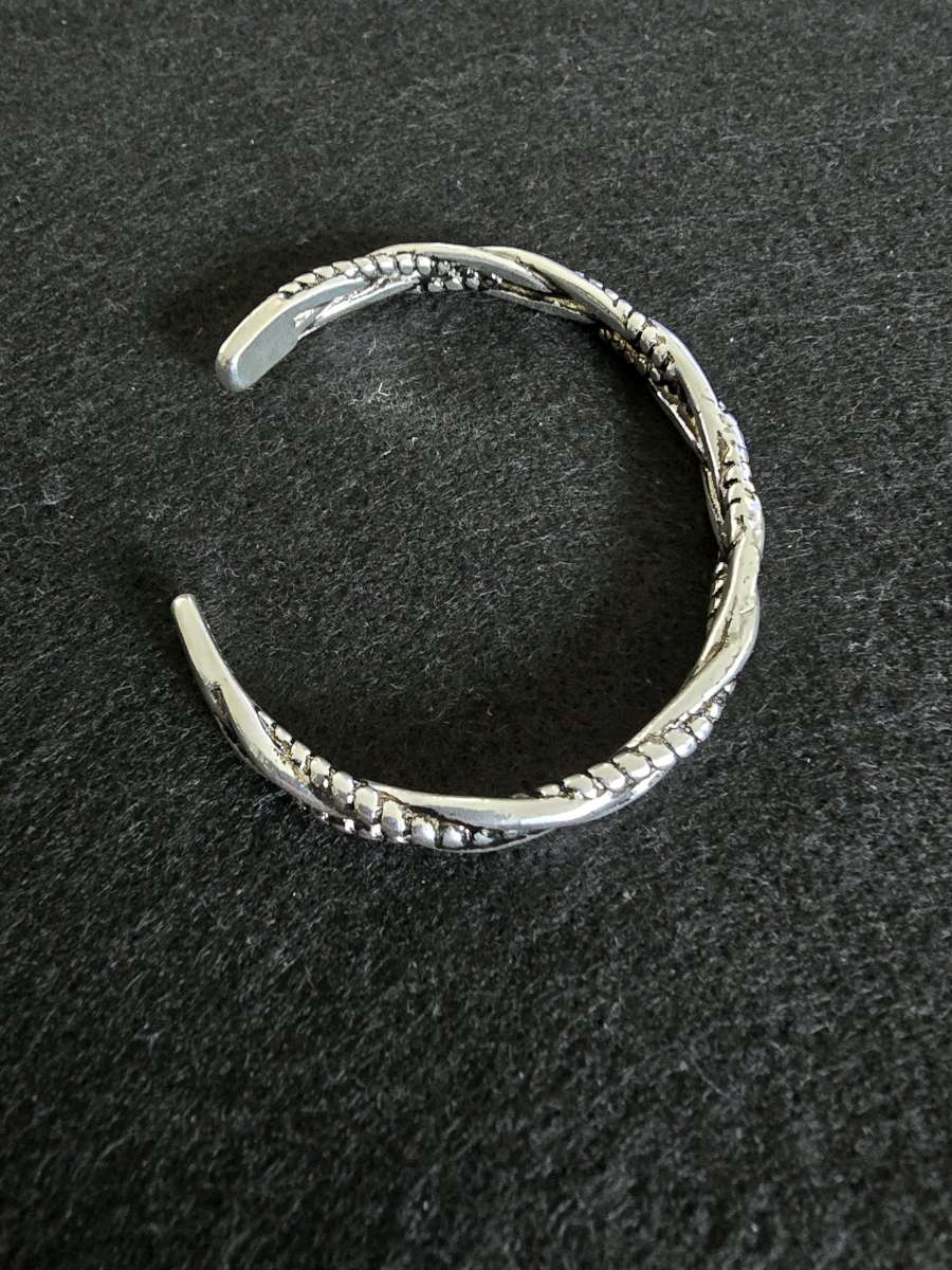 S925 Sterling Silver Twisted Woven Bracelet