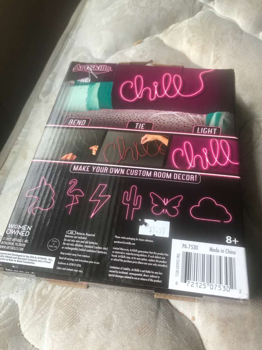 Artskills make your own sign kit led lights