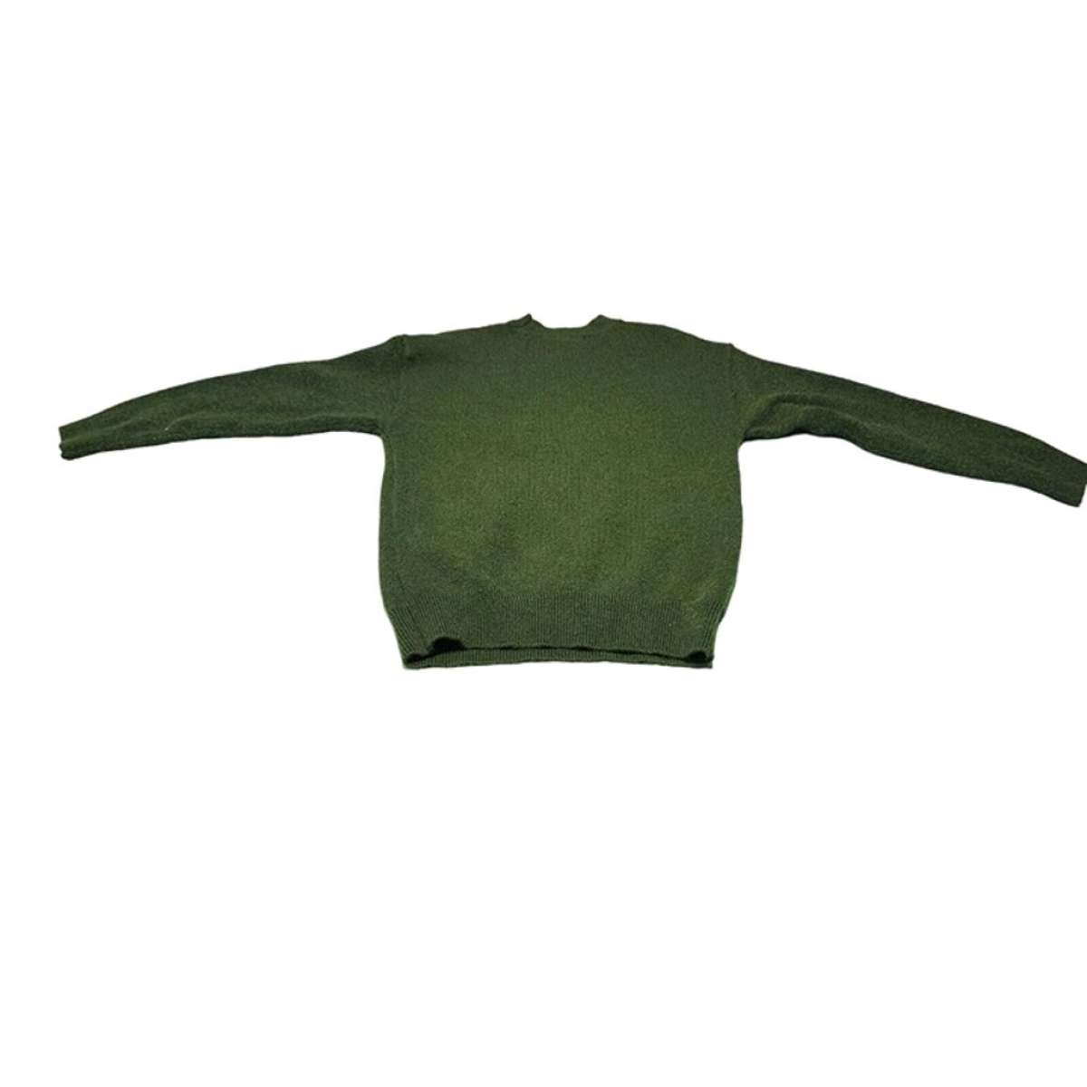Witty Fox Young Contemporary green sweater with floral peace