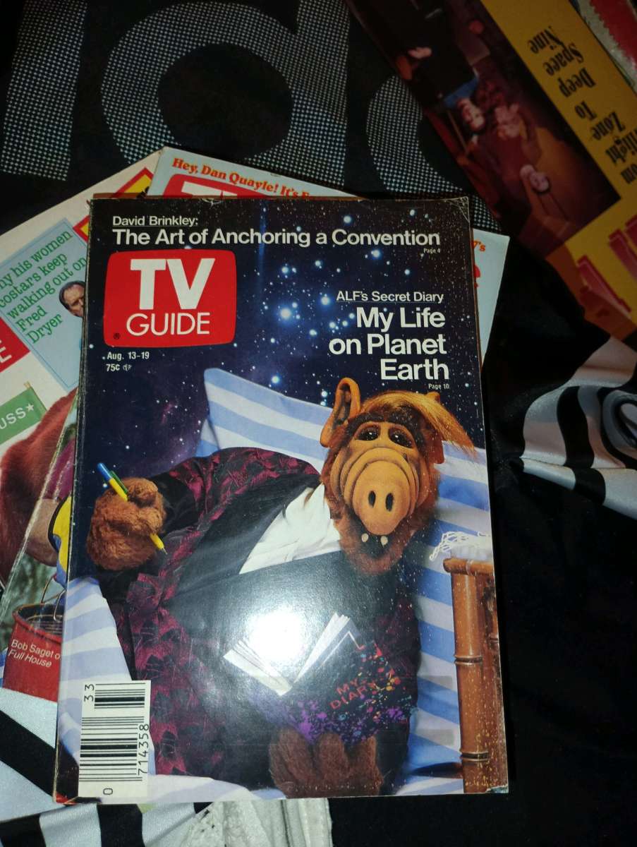 TV guides from 1981 through 2000 special covers