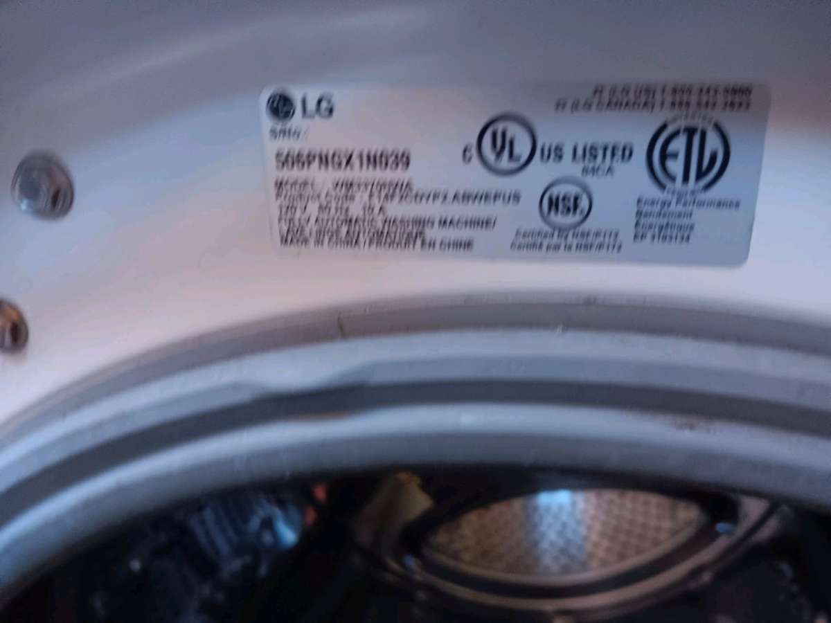 washer and dryer both 110v and 220V