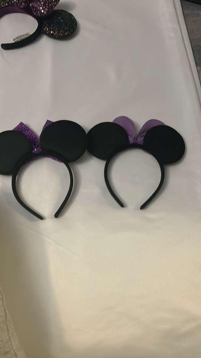 Minnie Mouse Ears Polka Dot Sparkly