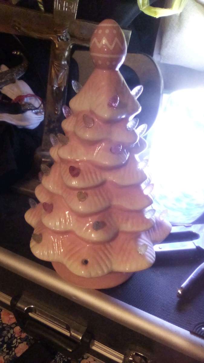 ceramic Easter tree that lights up