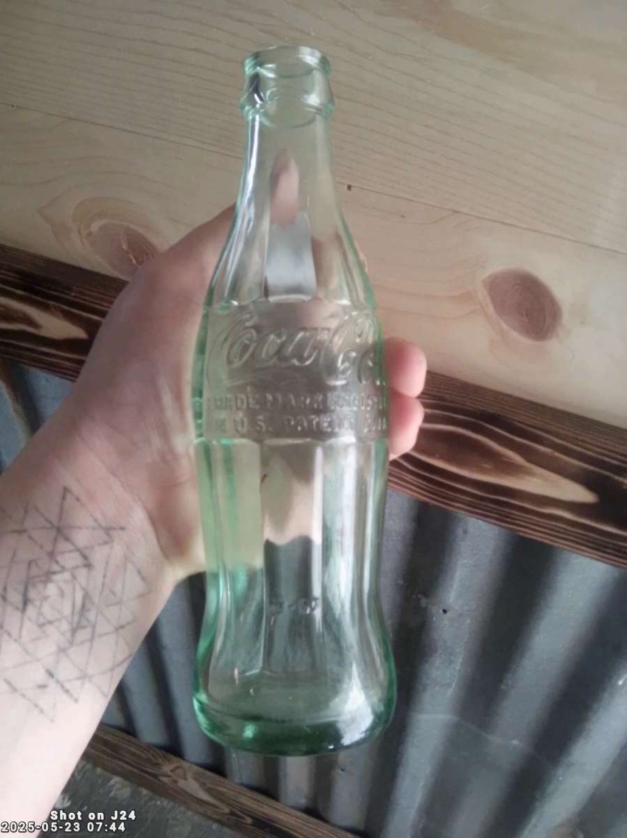 Vintage Coca Cola Bottle Hobbleskirt Green