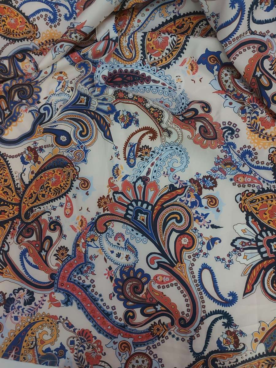 SHEIN Curve Floral Paisley Print Blouse Size 2XL