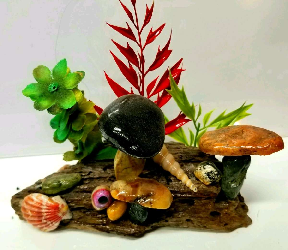 handmade mushroom scenery