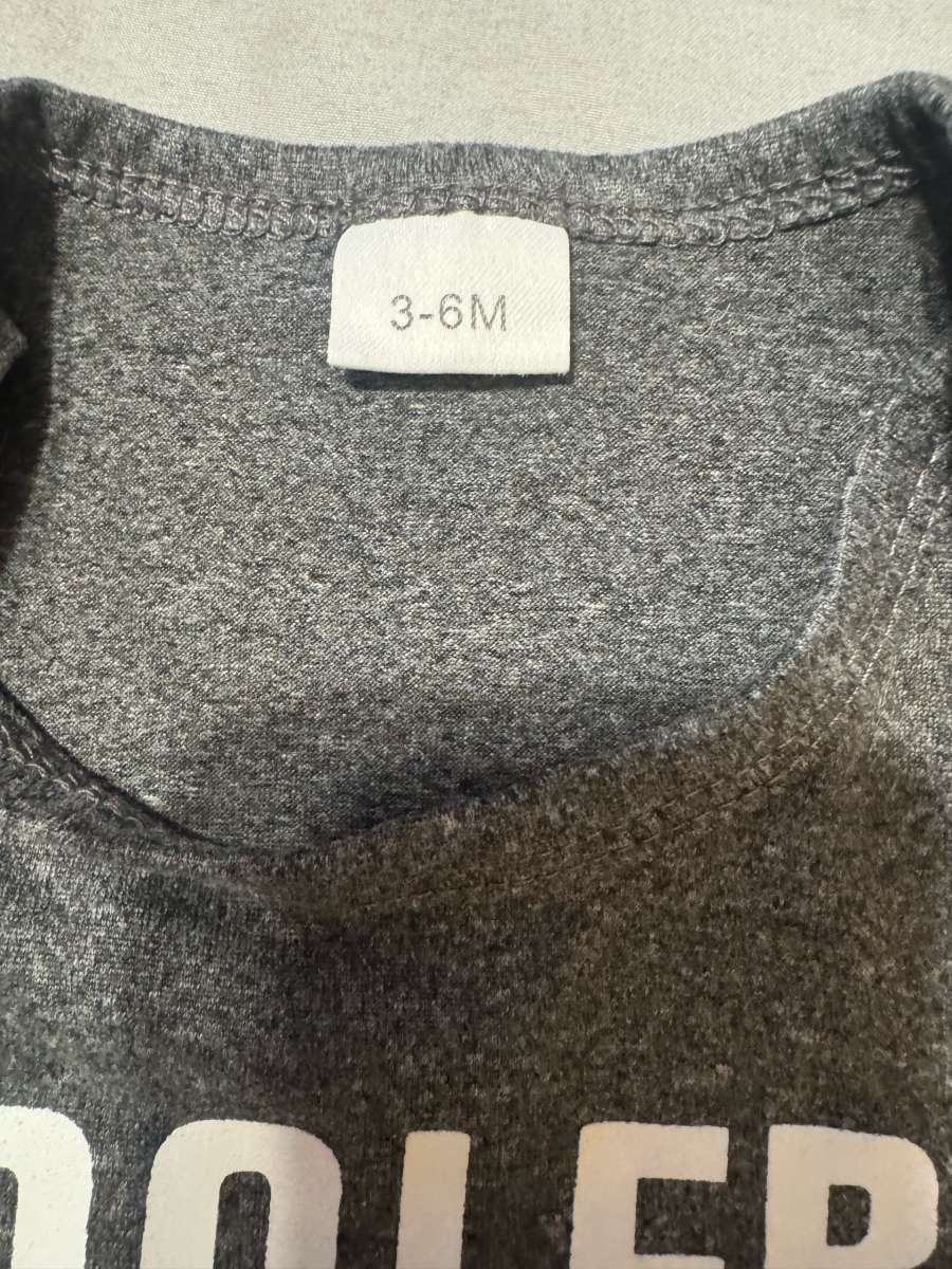 3 to 6 month shirt