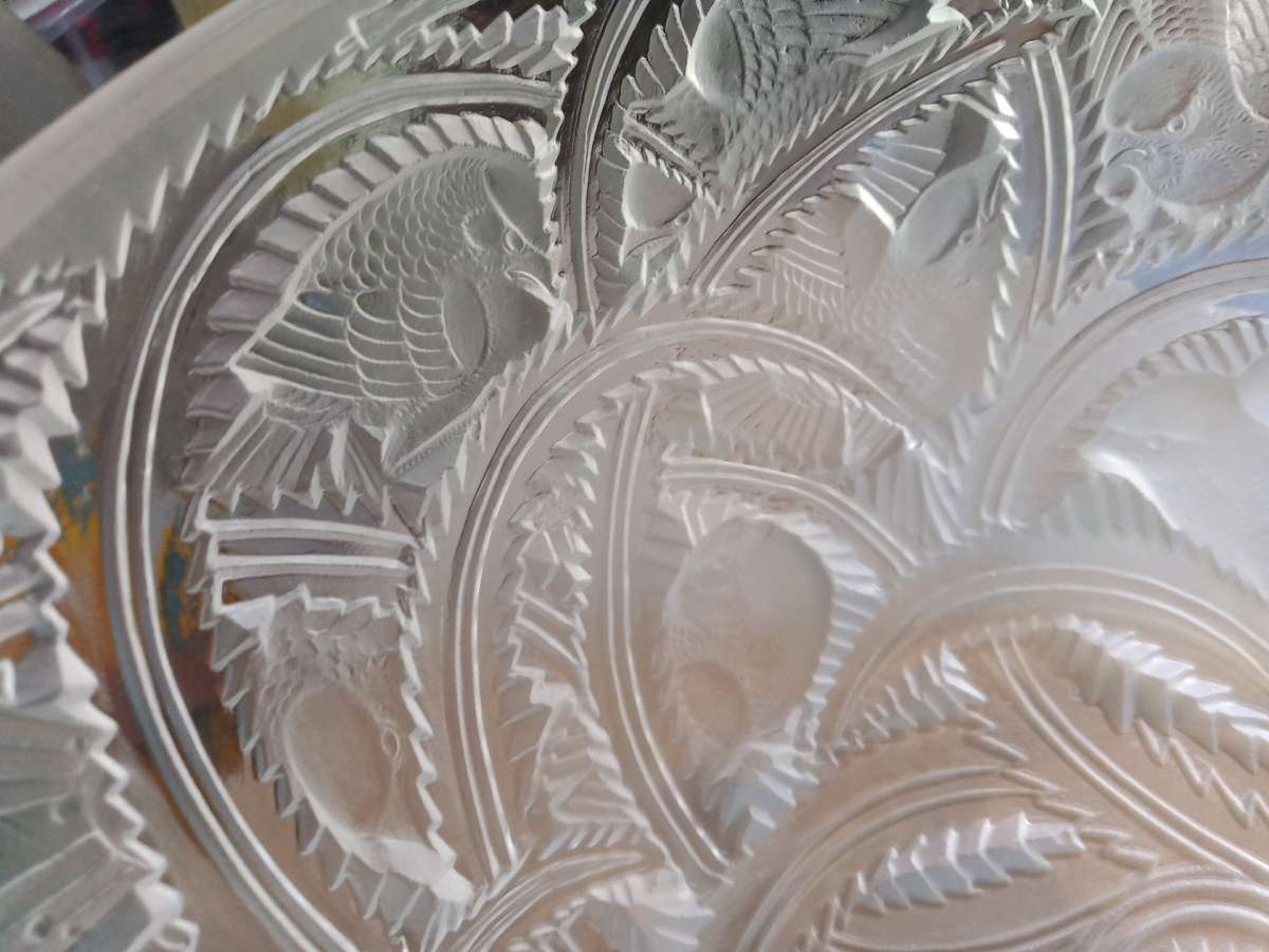 ESTATE SALE LALIQUE CRISTAL PARIS DECORATIVE BOWL BOX INCLUD