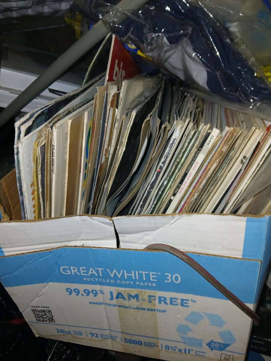 VINYL RECORDS WHOLE BOX OF EM