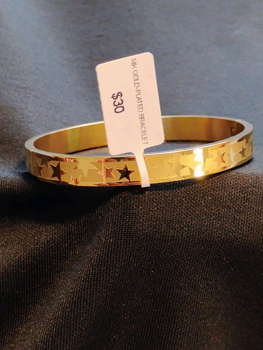 14K gold plated bracelet