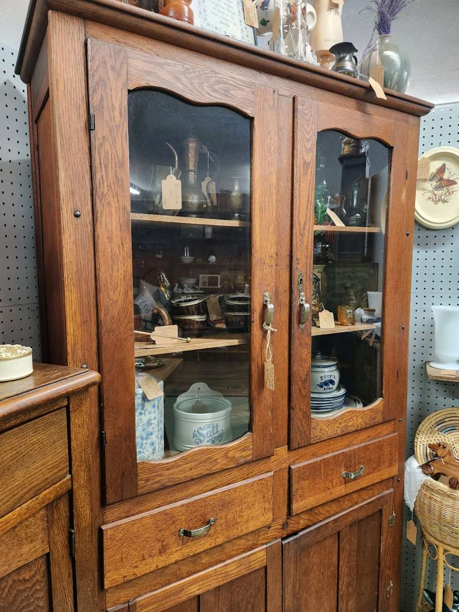 beautiful vintage cabinet or cupboard