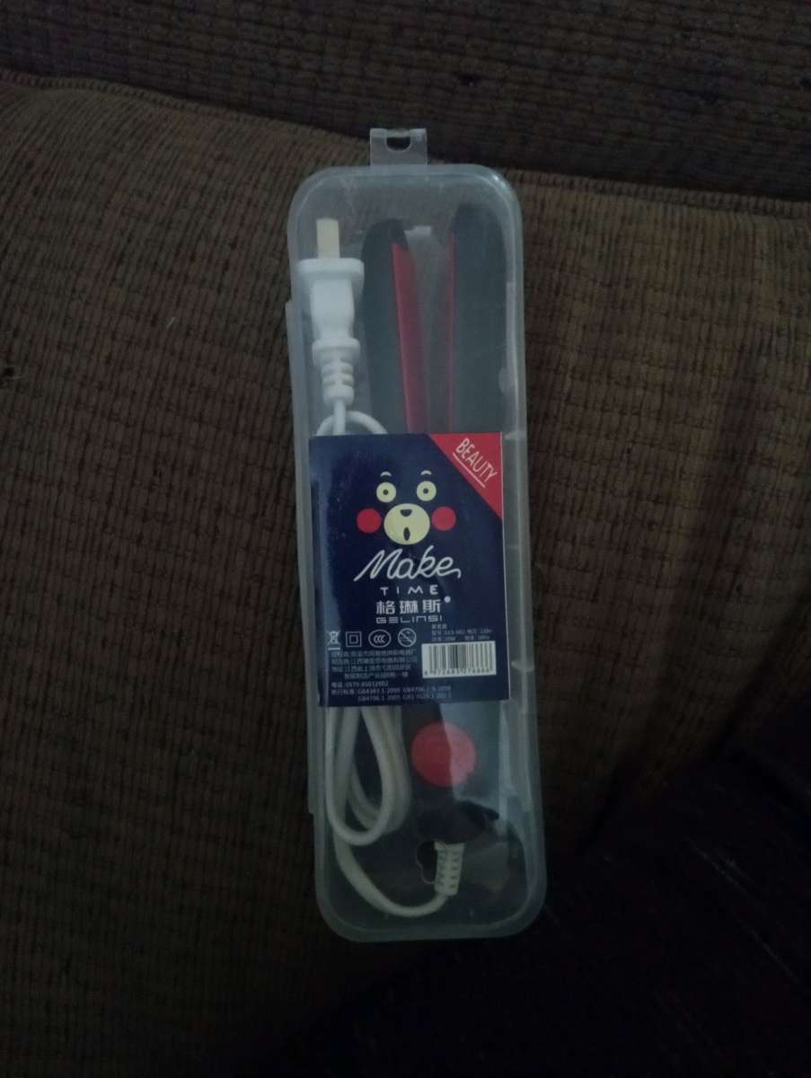 Mini hair straightener Red Black