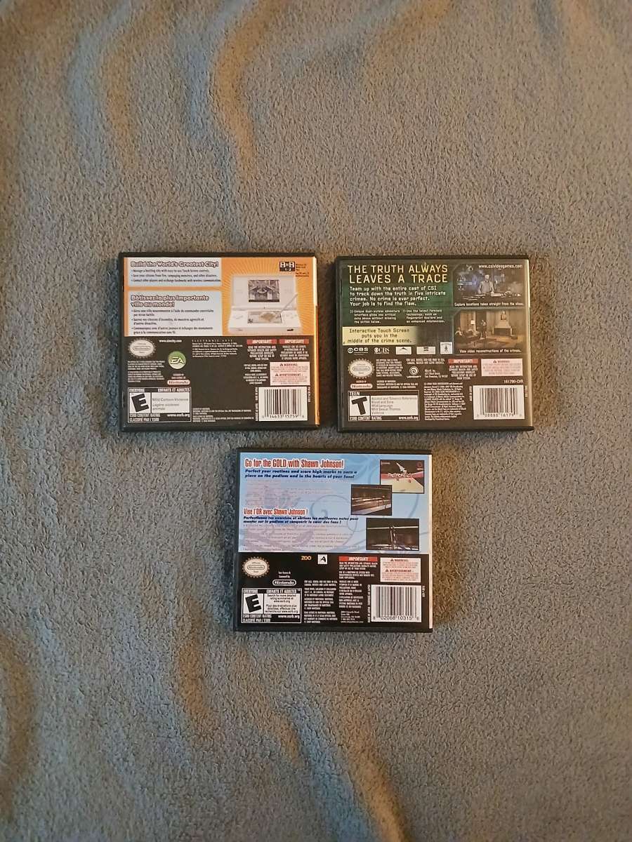 3 Nintendo DS Games for Nintendo DS