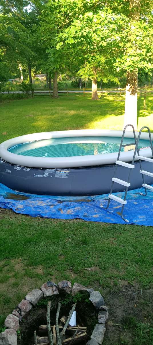 Intex swimming pool