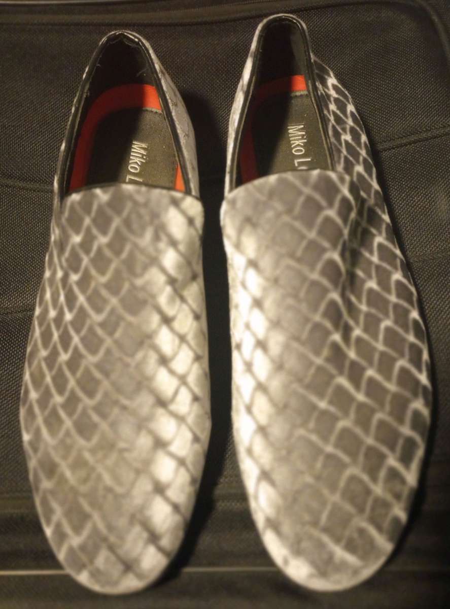 Miko Lotti Gray Slip On Dress or Casual Shoes