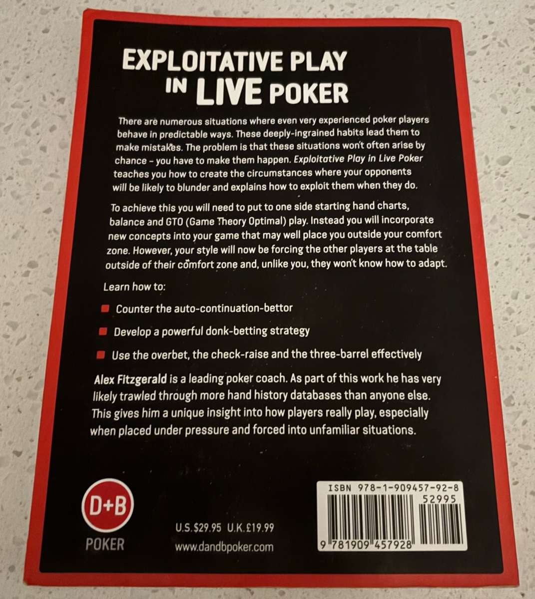 Exploitative play in live poker by A Fitzgerald