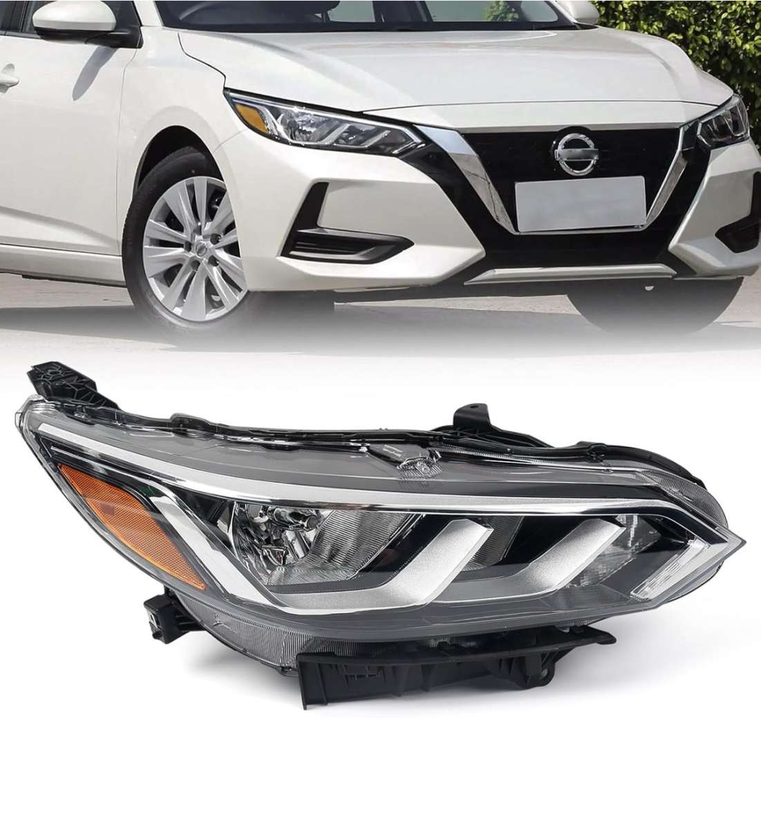 Headlight Assembly Replacement for 2020 2021 2022 Sentra S