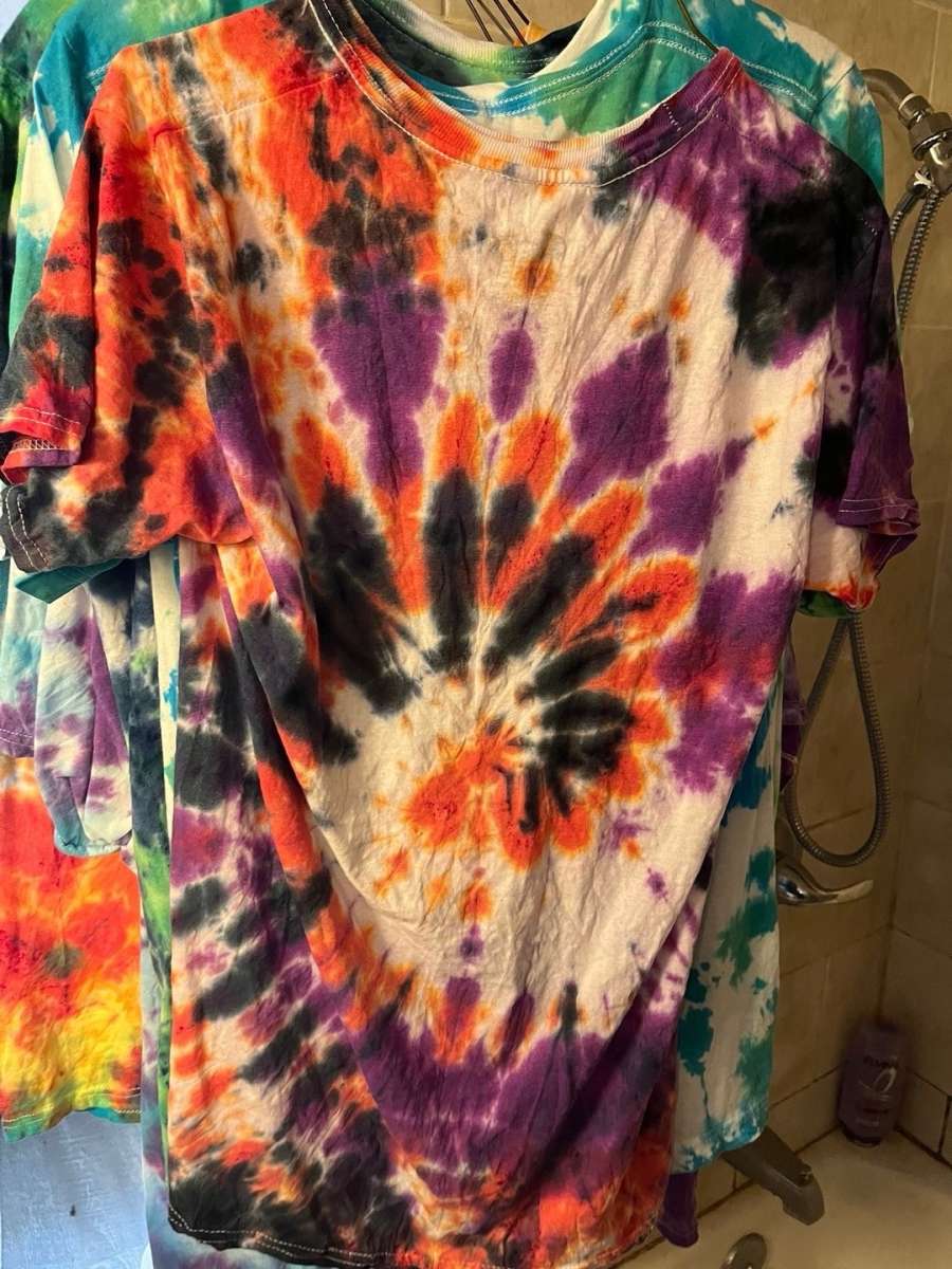 homemade  tiedye shirts made to order