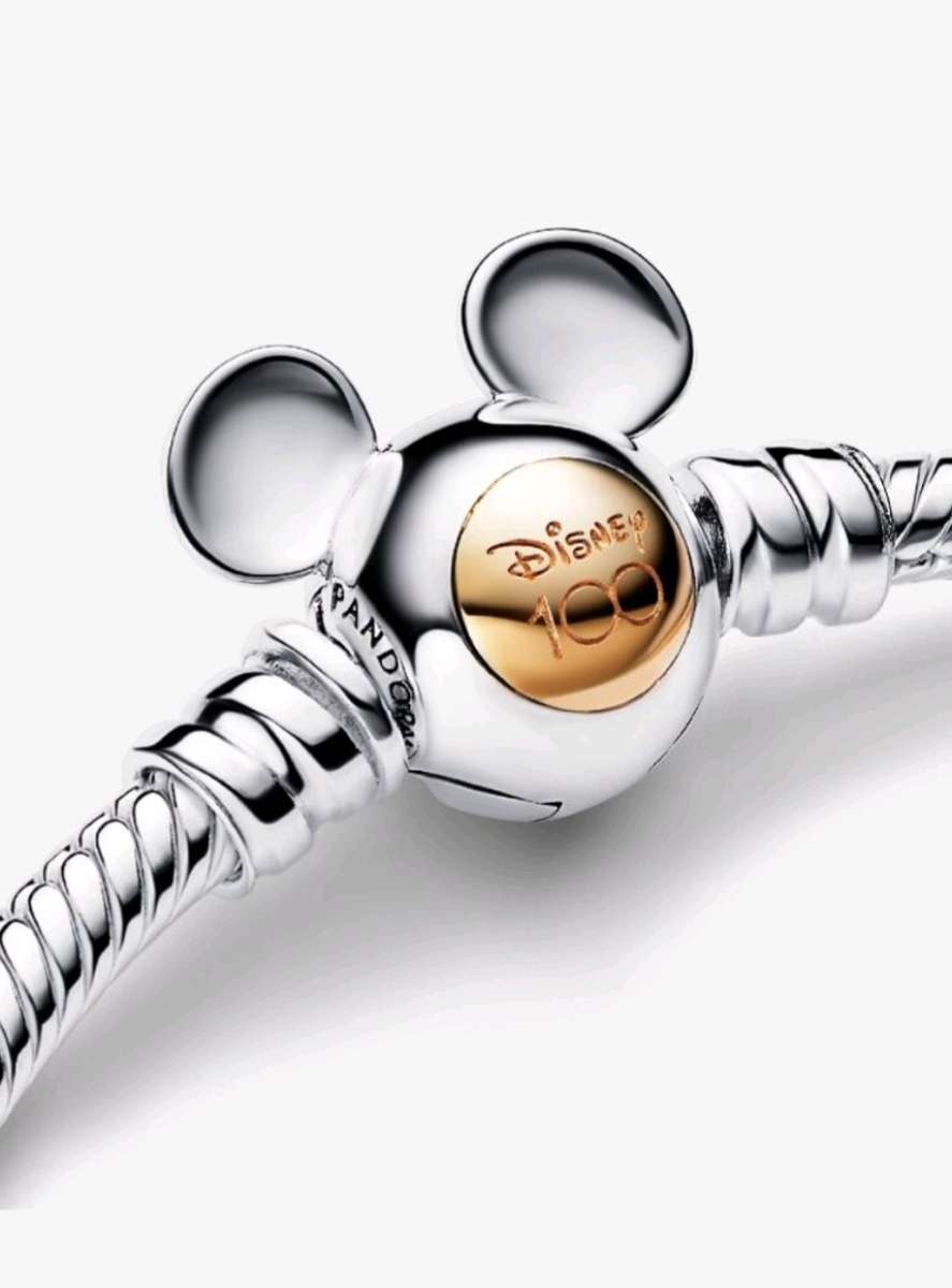 PANDORA MOMENTS DISNEY 100TH ANNIVERSARY SNAKE CHAIN BRACELE