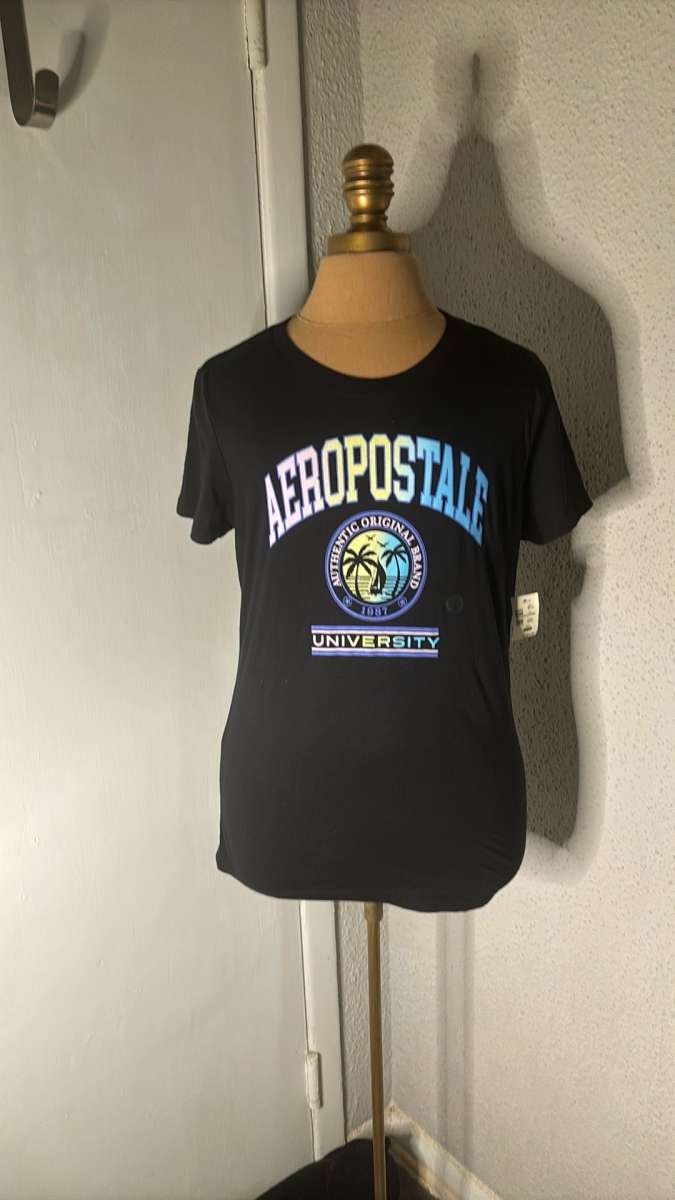 Aeropostale University Classic Crew 1987 Short Sleeve Tee Si