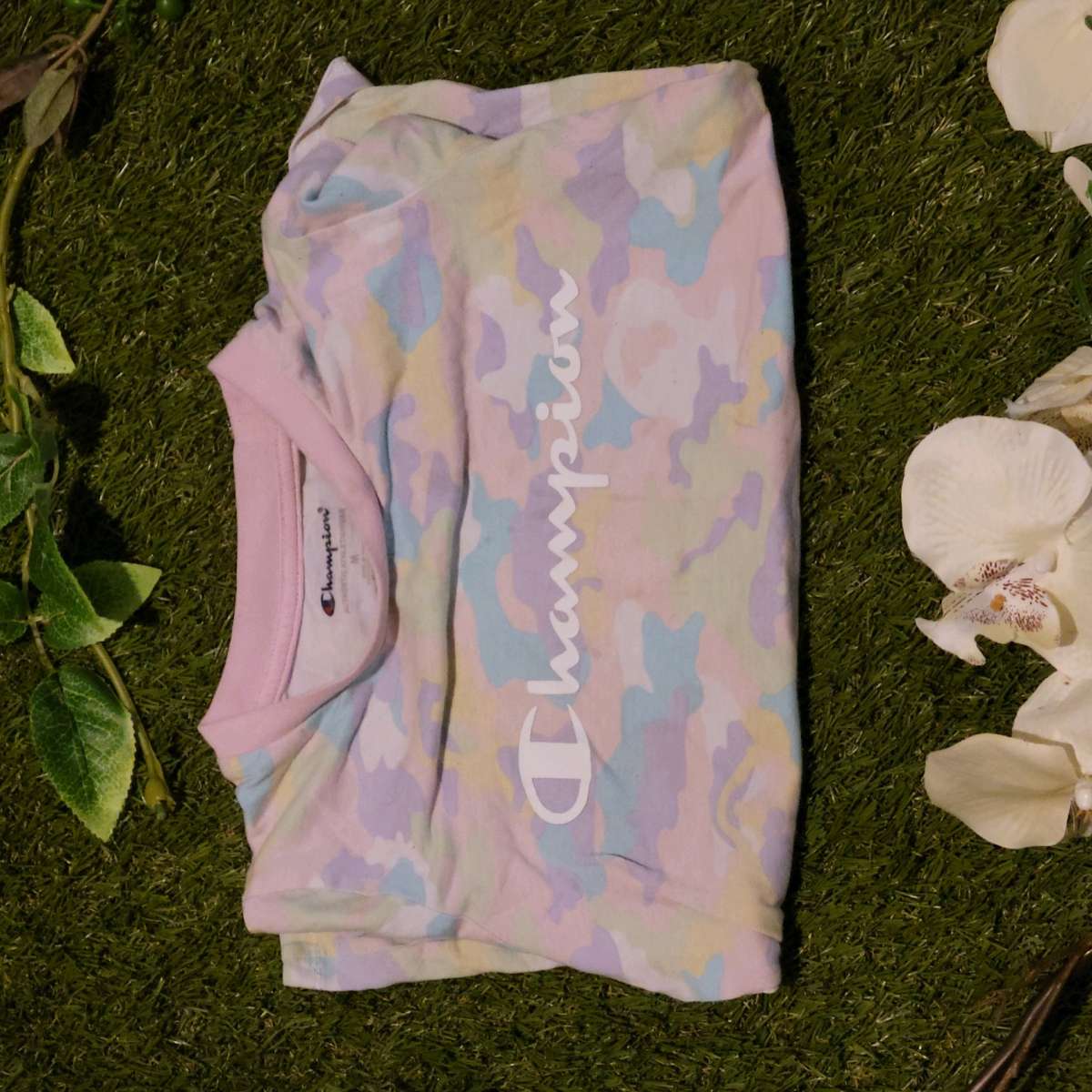 Pastel camo tee