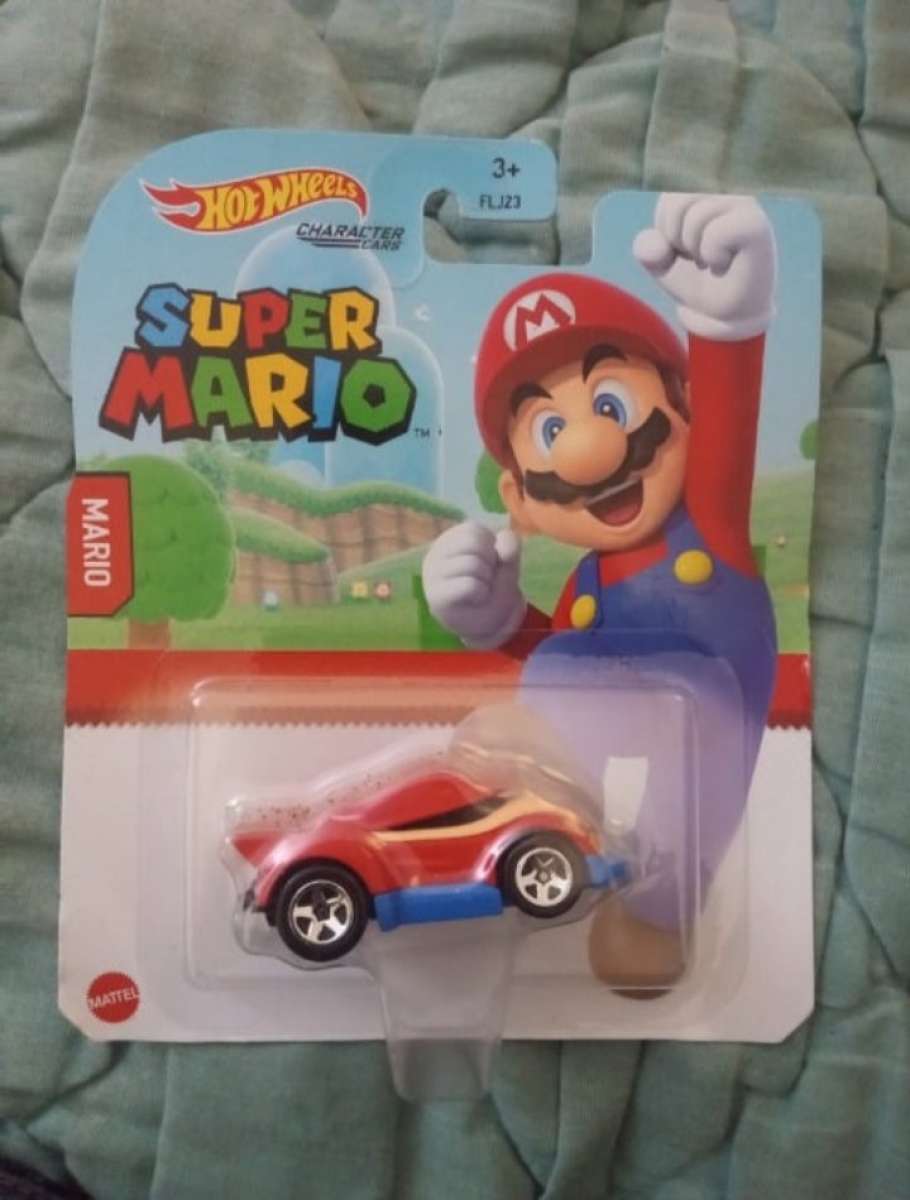 Hot wheels mario character car collection