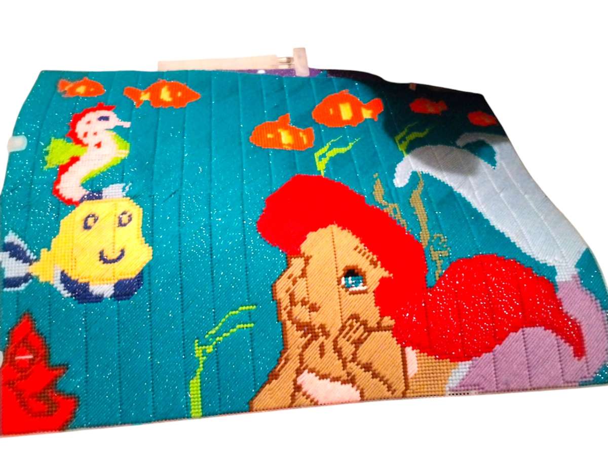 extra large little mermaid wall deco