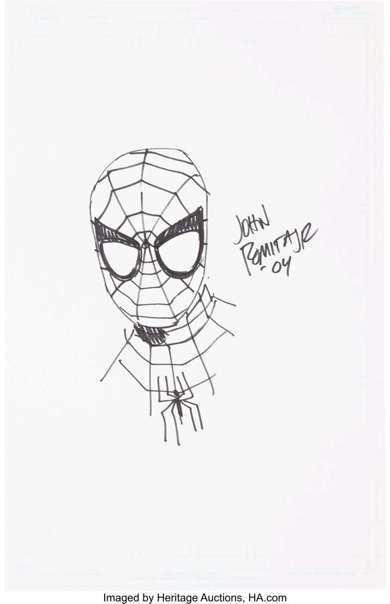 spider man sketch original