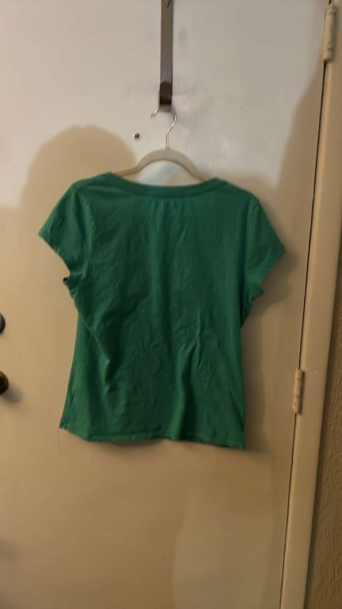 Aeropostale Spellout Green Logo Tee Size XL Short Sleeve