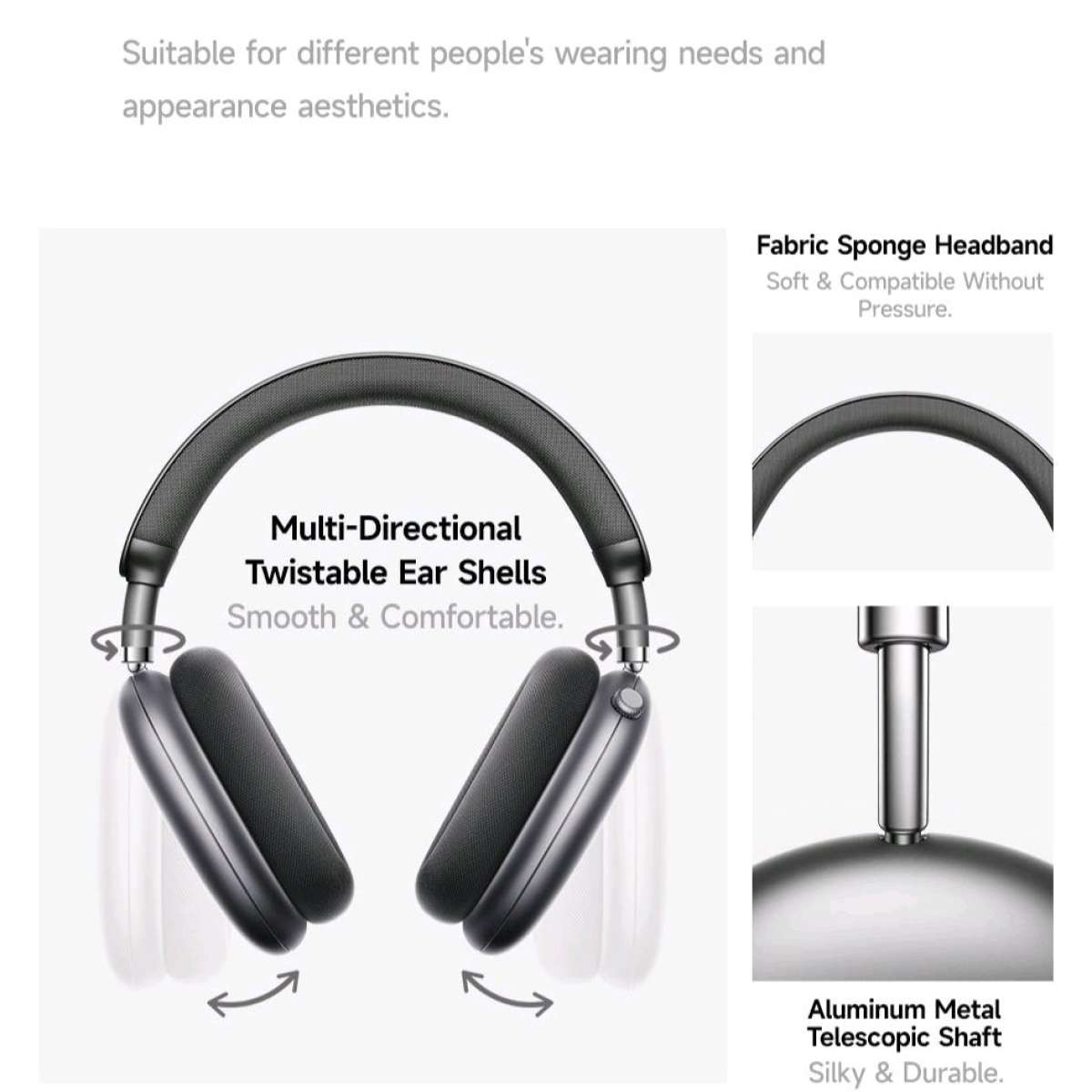 Bluetooth wireless and with wire headphones