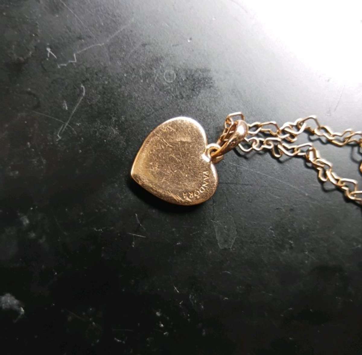 Pandora Rose Gold Heart Necklace