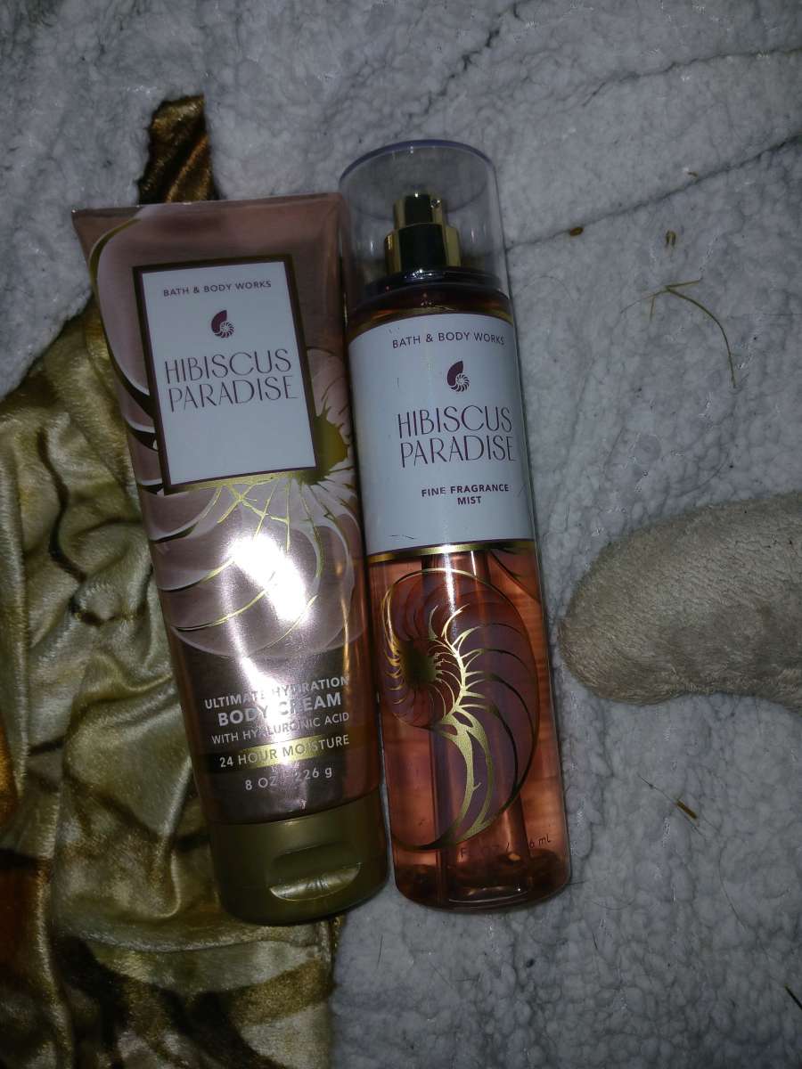 Bath and body worth body spray and lotion