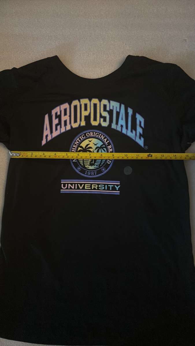 Aeropostale University Classic Crew 1987 Short Sleeve Tee Si