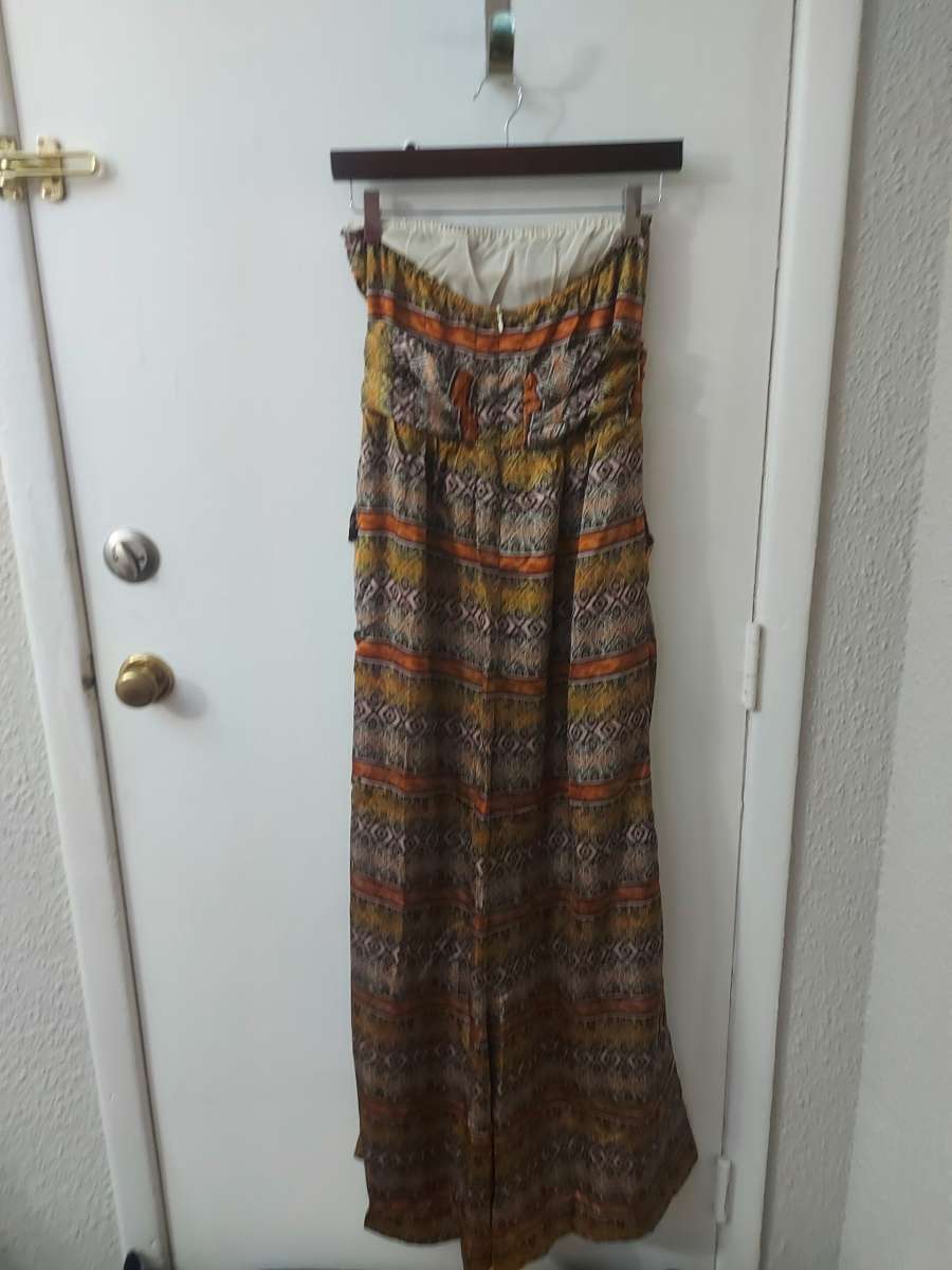 Lumiere Drop Waist Strapless Jumpsuit NWT Size S