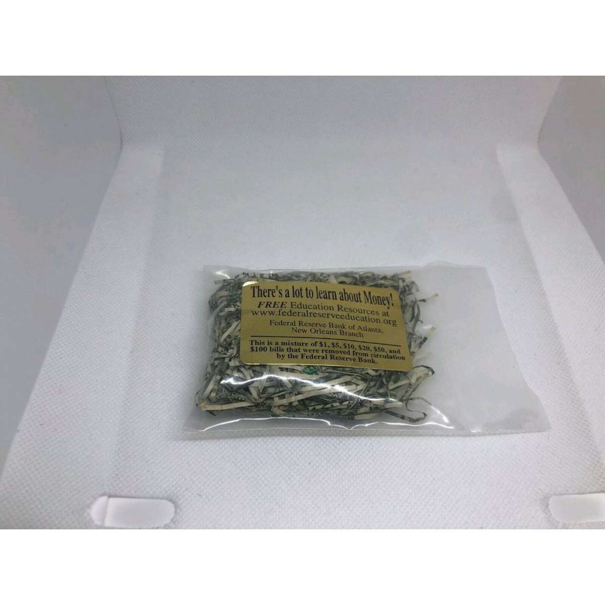 Shredded CASH Money Genuine Currency Bag Prank Bag Gift Gras