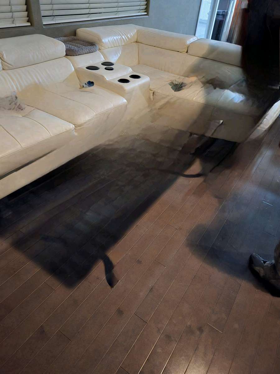 Vegan leather Bluetooth couch