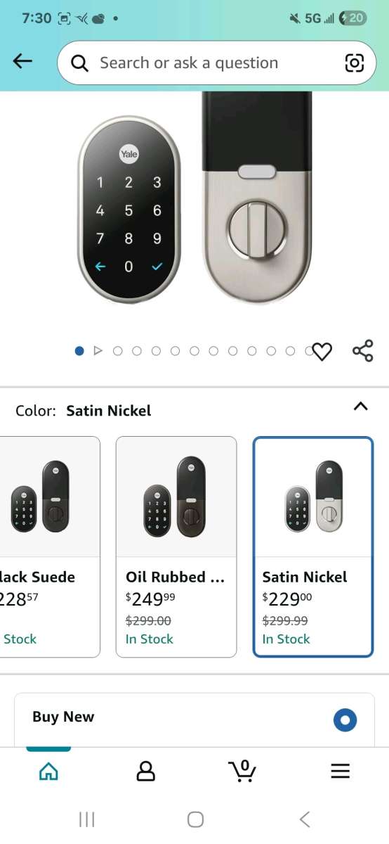 Google Nest x Yale Lock  TamperProof Smart Lock for Keyless