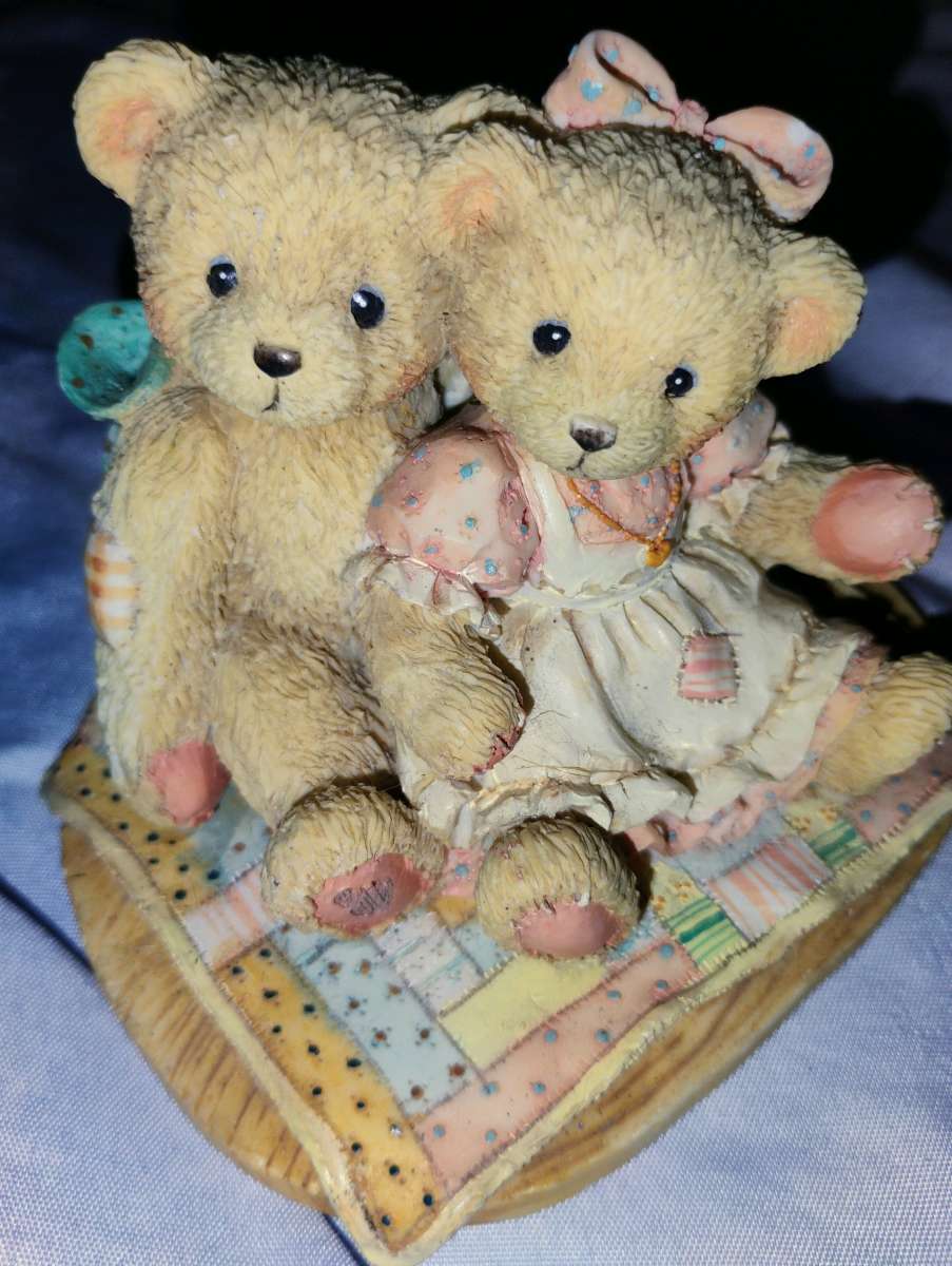 cherished Teddies bear figurines