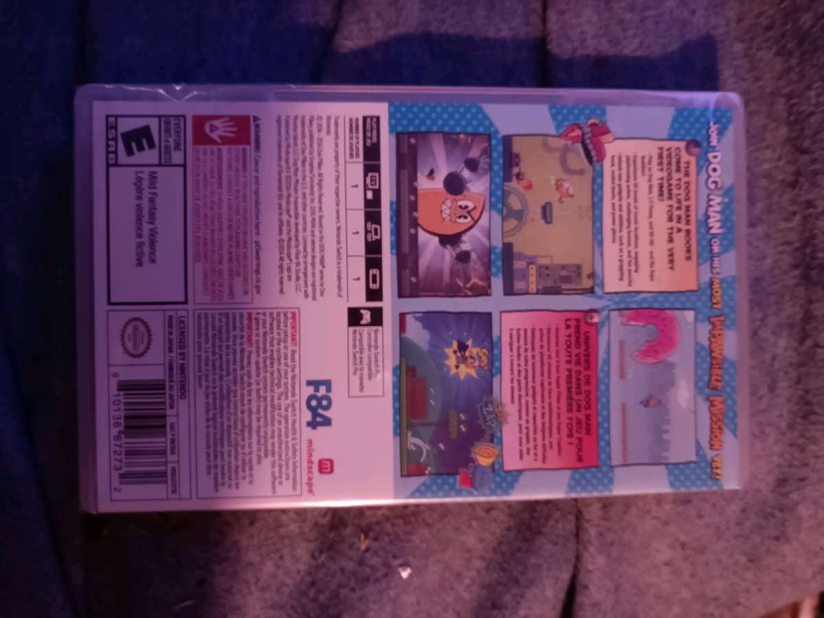 DogMan Mission Impawsible for Nintendo switch new in plastic