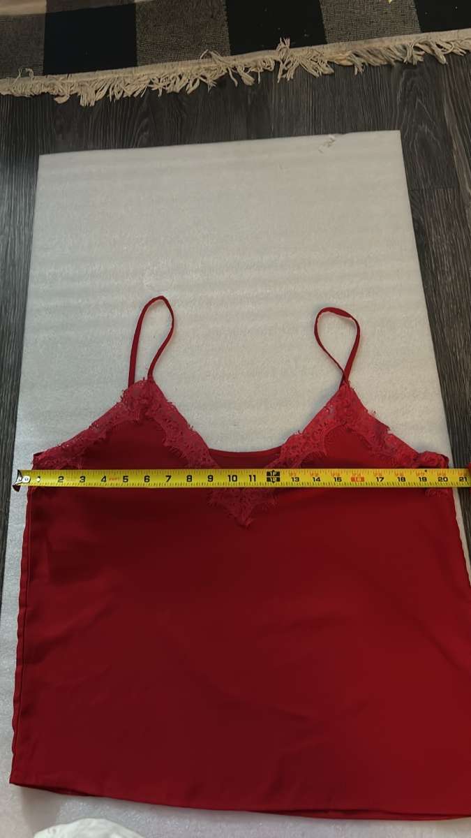SHEIN Red Camisole Top Size L