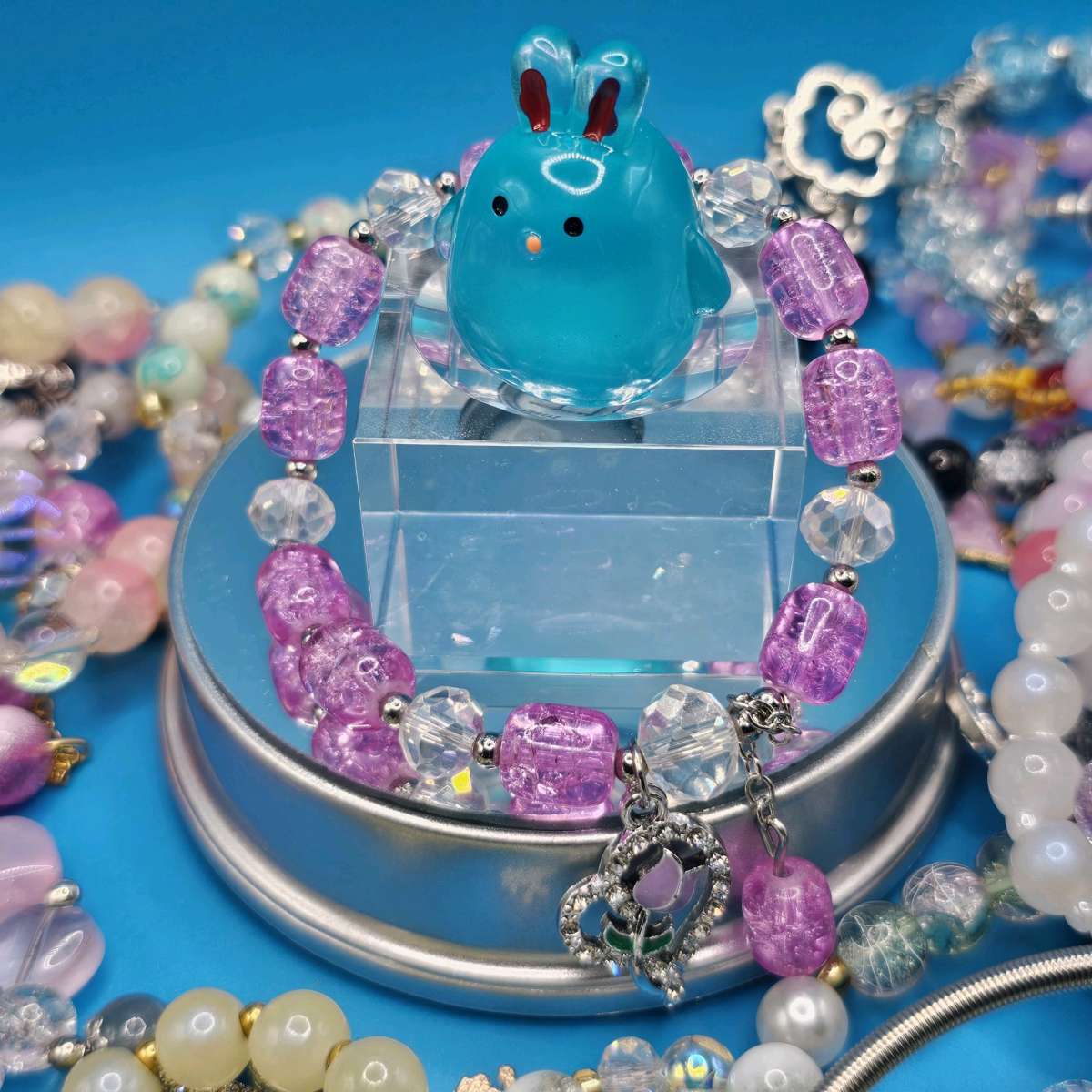 6pcs random Beaded Bracelets Handmade Jewelry for Sale