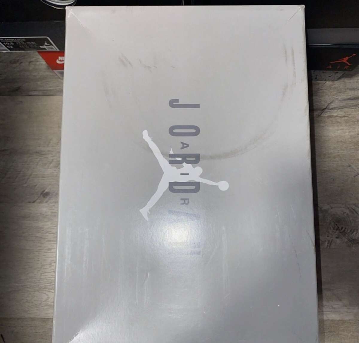 Size 9 Jordan retro space gray