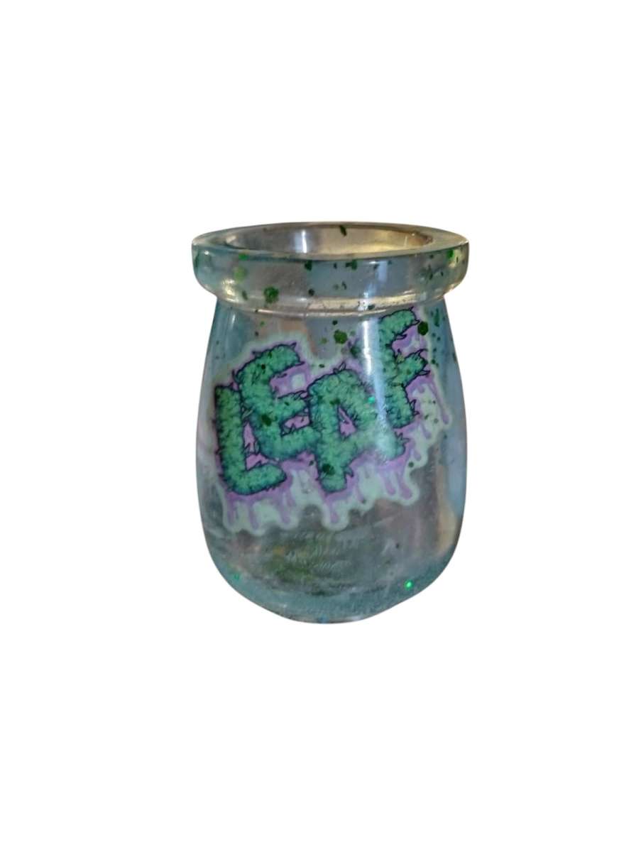 cork top resin pot jar